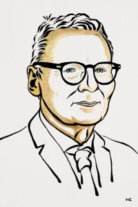 Portrait illustration of James A. Robinson