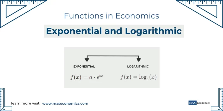 Exponential and Logarithmic Functions in Economics